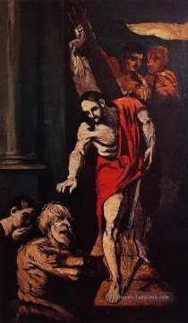 crucified christ Tableau Peinture - Christ dans les limbes Paul Cézanne